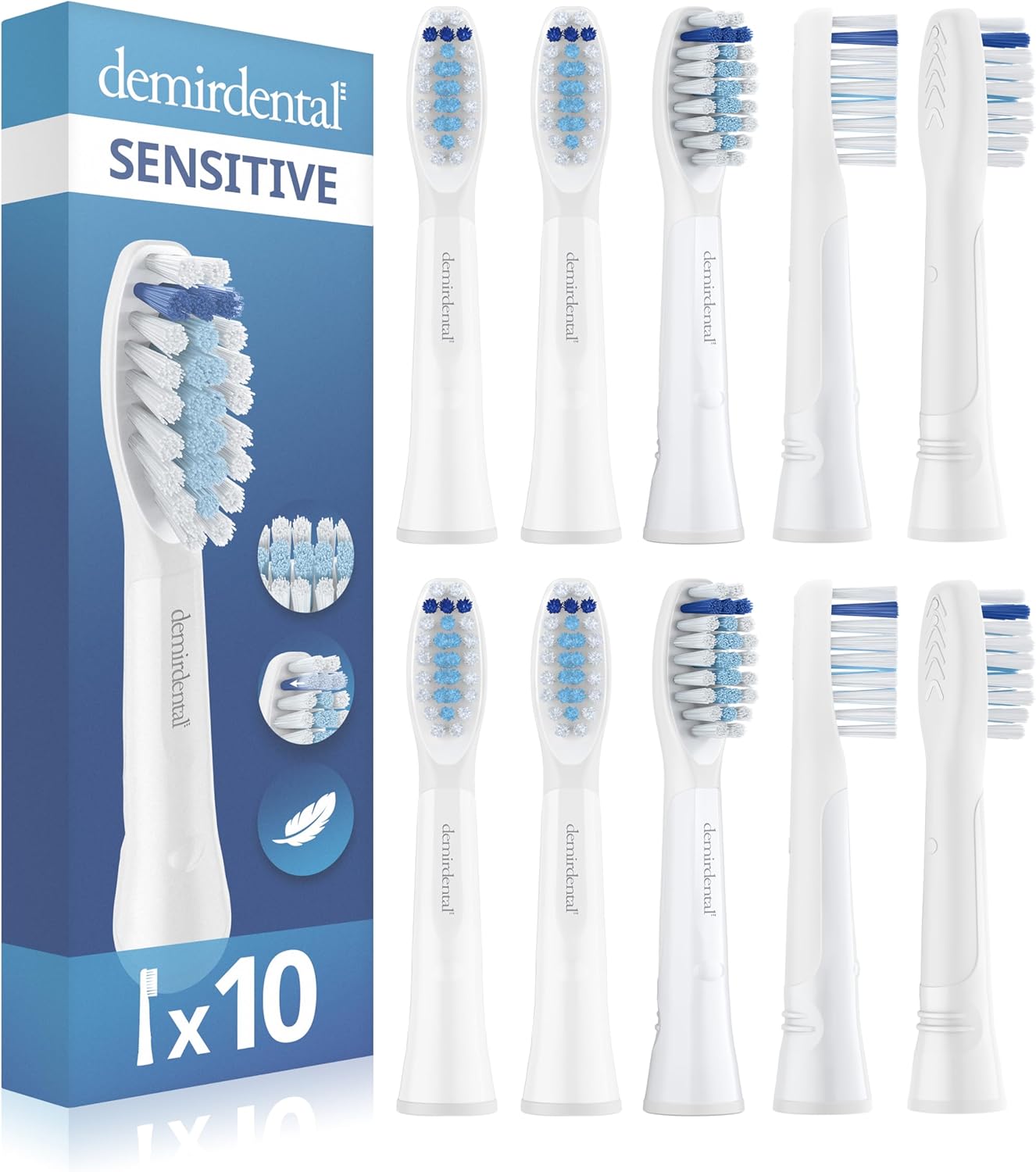 Sensitive Aufsteckbürsten für Oral-B Pulsonic & Oral B Pulsonic Slim | Luxe | Clean
