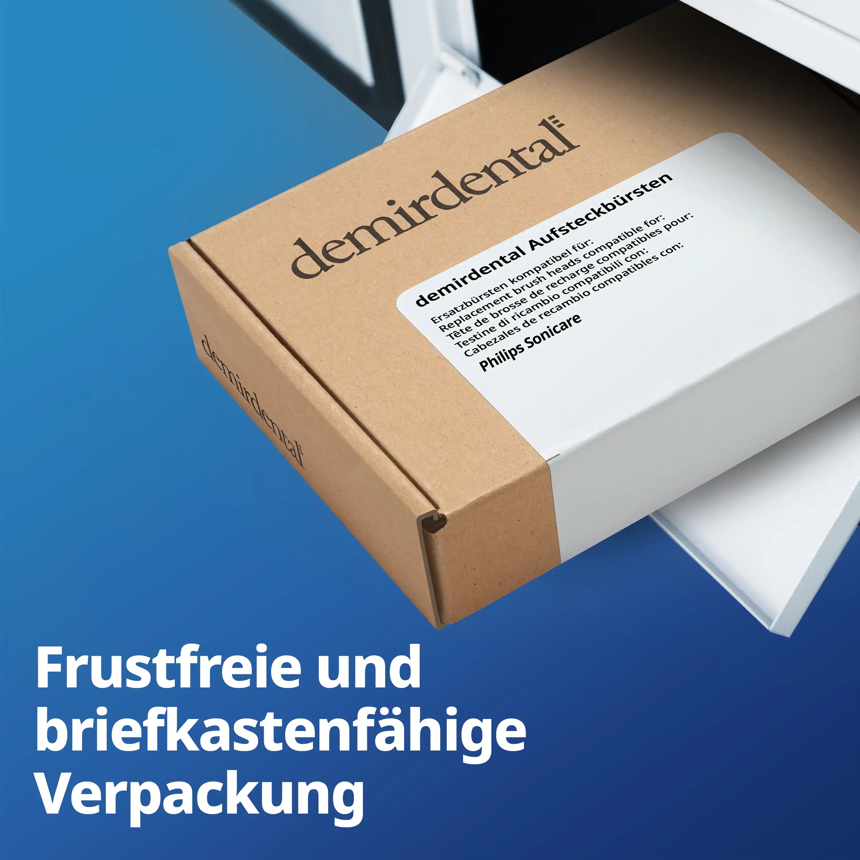 Mini Medium Aufsteckbürsten für Philips Sonicare Proresults | Weiß