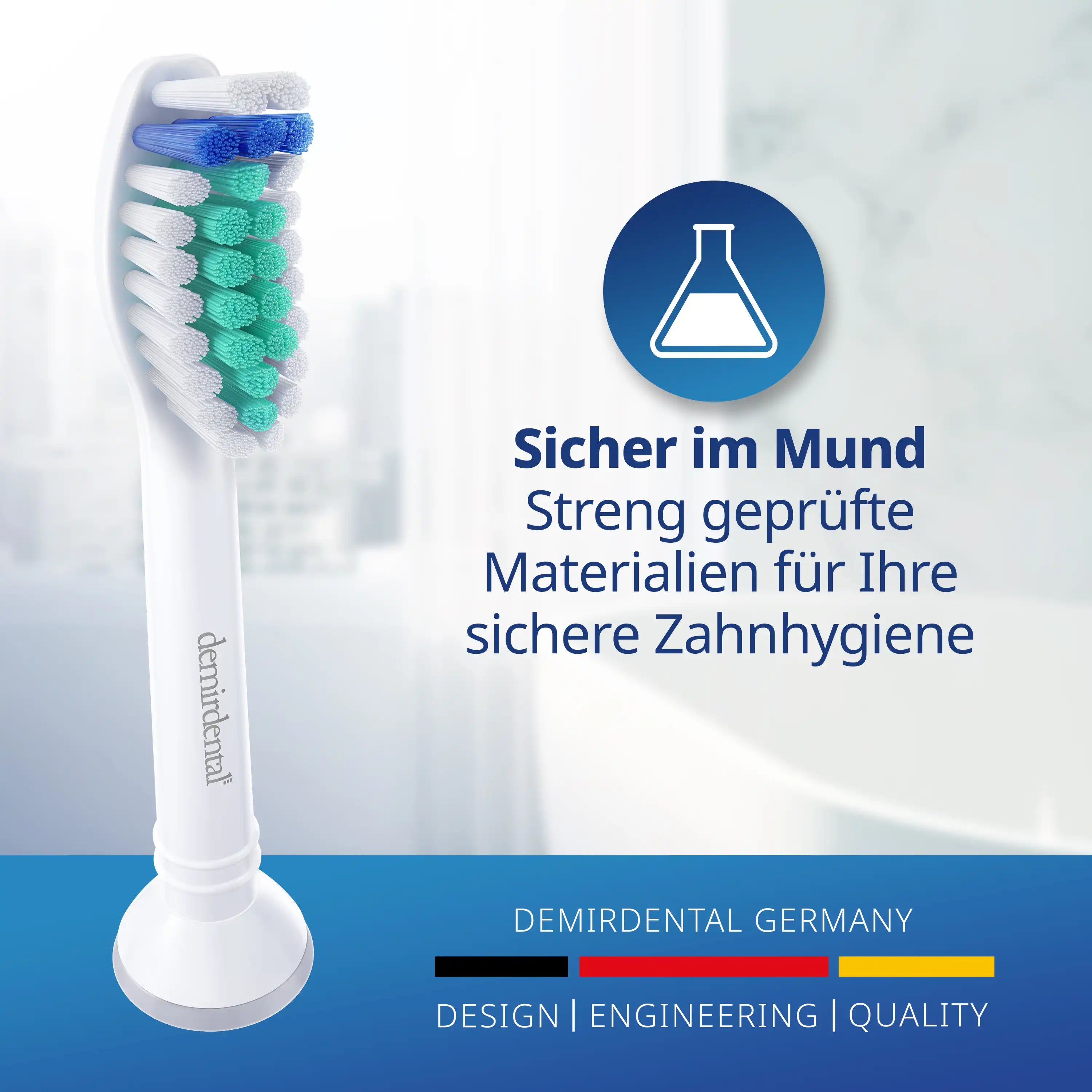 Harte Aufsteckbürsten für Philips Sonicare | Weiß