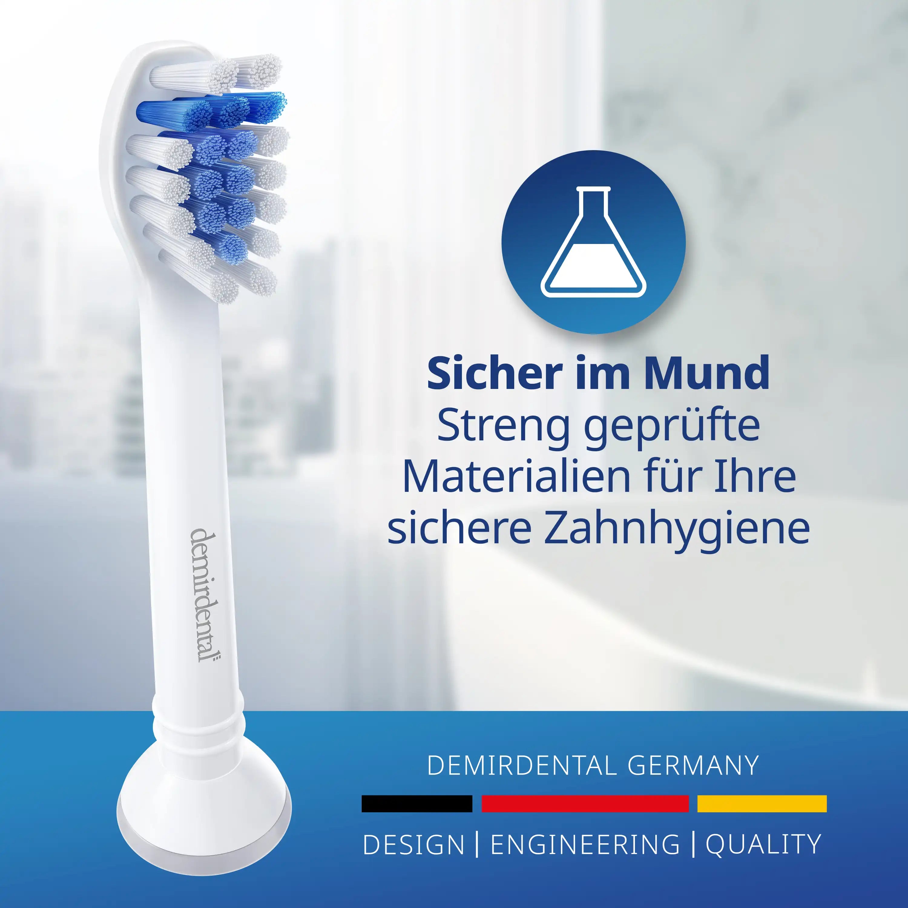 Mini Sensitive Aufsteckbürsten für Philips Sonicare | Weiß
