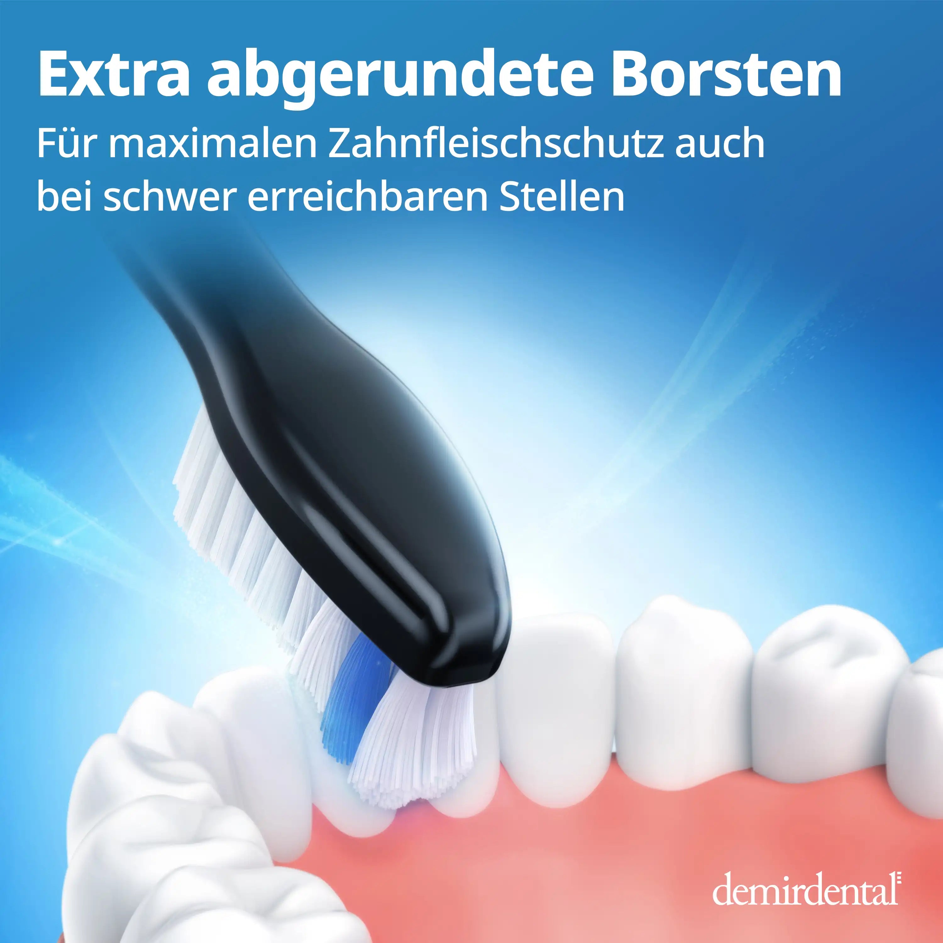 Extra Soft Aufsteckbürsten für Philips Sonicare | Schwarz