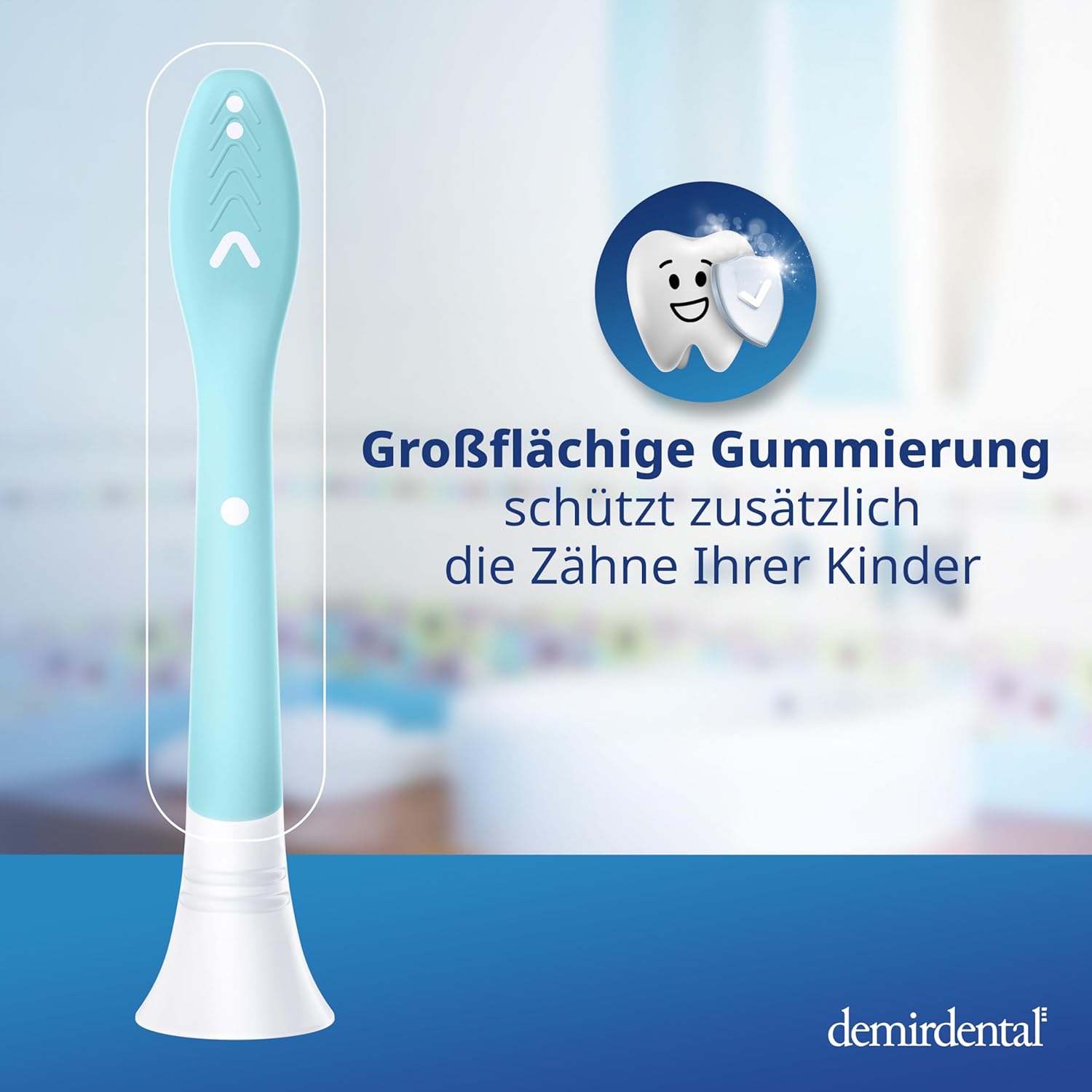 Testine di Ricambio per bambini per Philips Sonicare Kids | da 7 anni | Turchese
