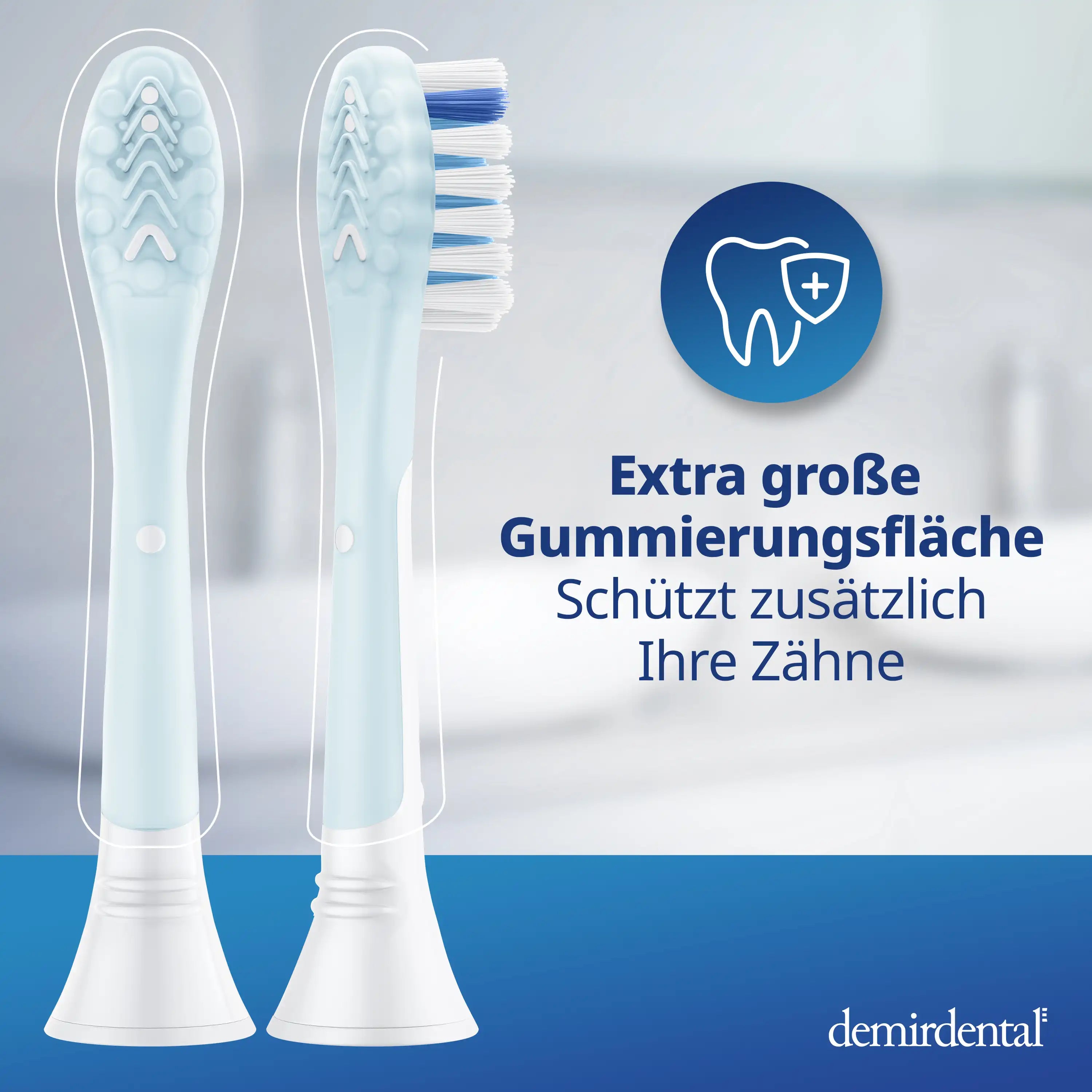 Maxi Medium Ersatzbürsten für Philips Sonicare C3 Premium Plaque Defence | Weiß