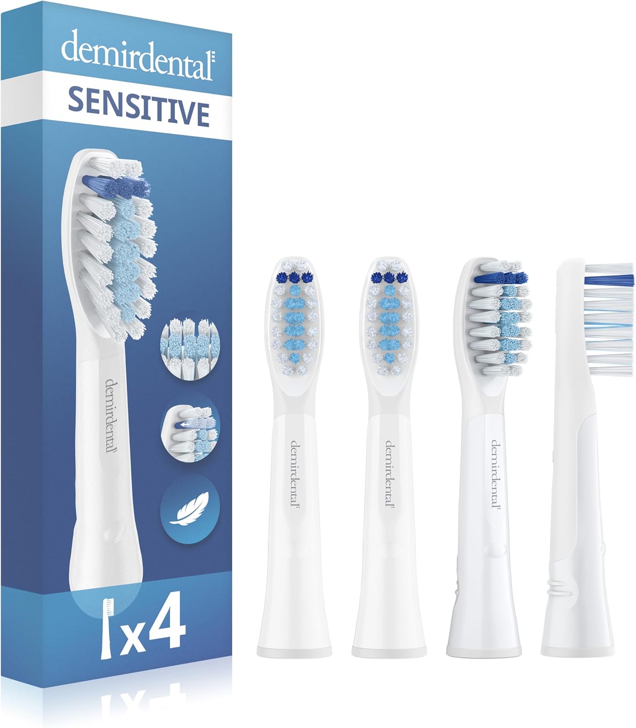 Sensitive Aufsteckbürsten für Oral-B Pulsonic & Oral B Pulsonic Slim | Luxe | Clean