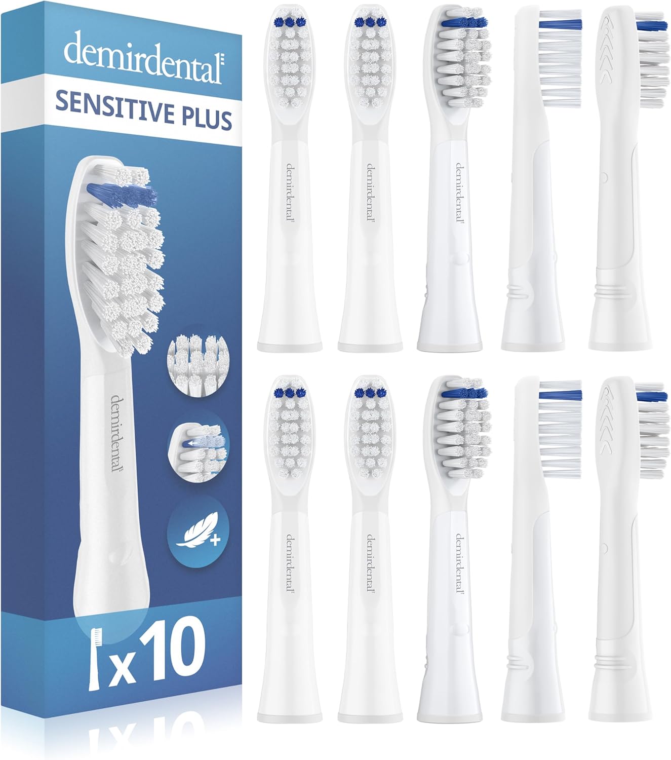 Sensitive Plus Aufsteckbürsten für Oral-B Pulsonic & Oral B Pulsonic Slim | Luxe | Clean