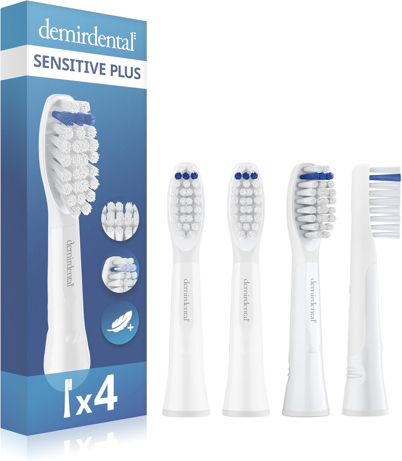 Sensitive Plus Aufsteckbürsten für Oral-B Pulsonic & Oral B Pulsonic Slim | Luxe | Clean