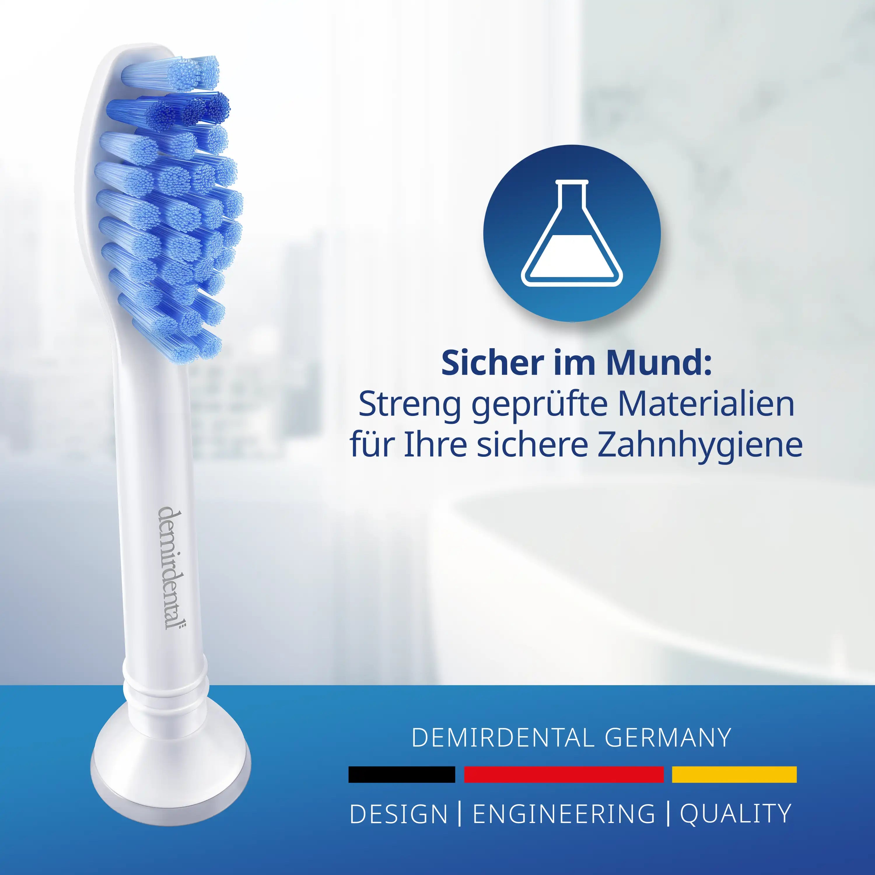 Medium Aufsteckbürsten für Philips Sonicare Proresults | Weiß