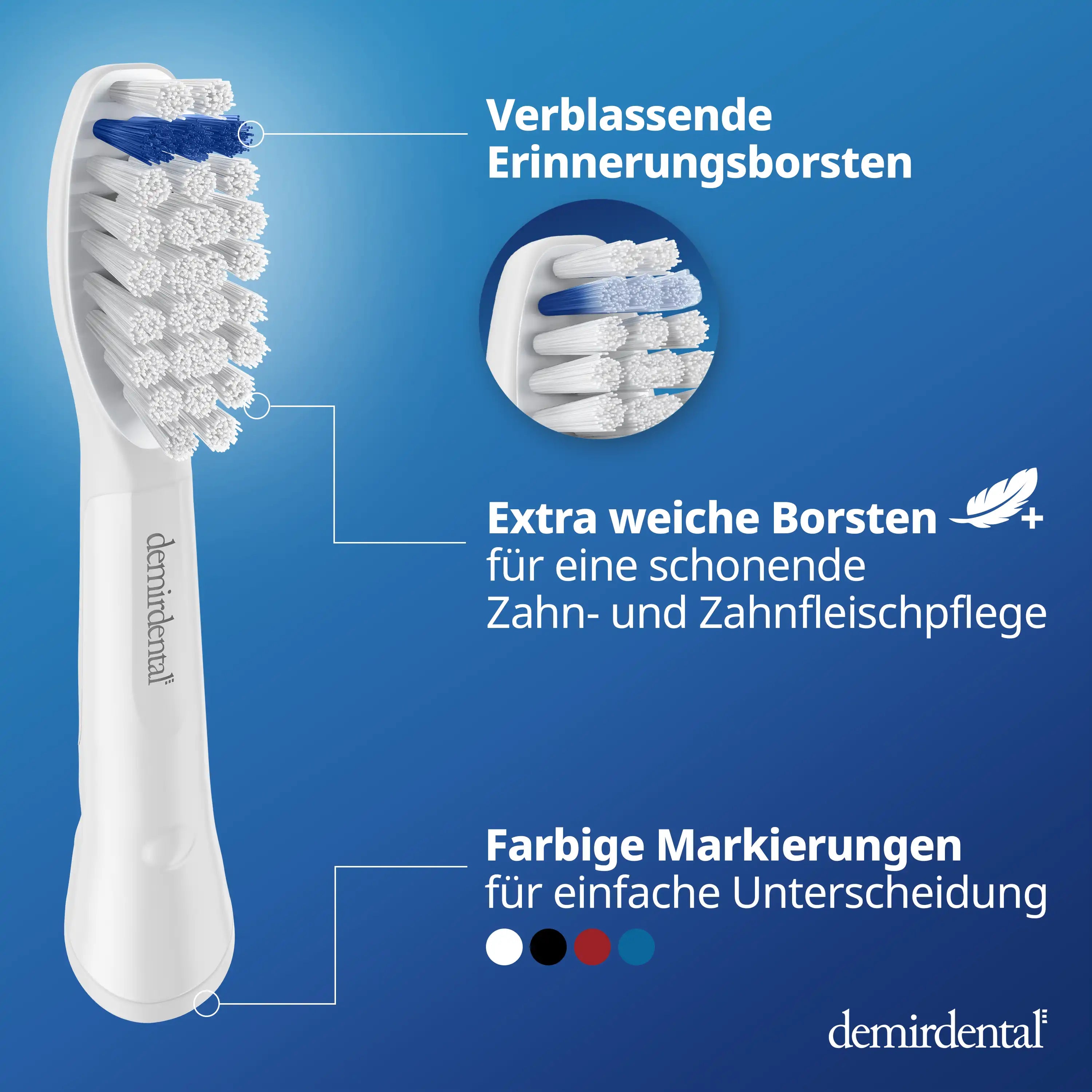 Sensitive Plus Aufsteckbürsten für Oral-B Pulsonic & Oral B Pulsonic Slim | Luxe | Clean
