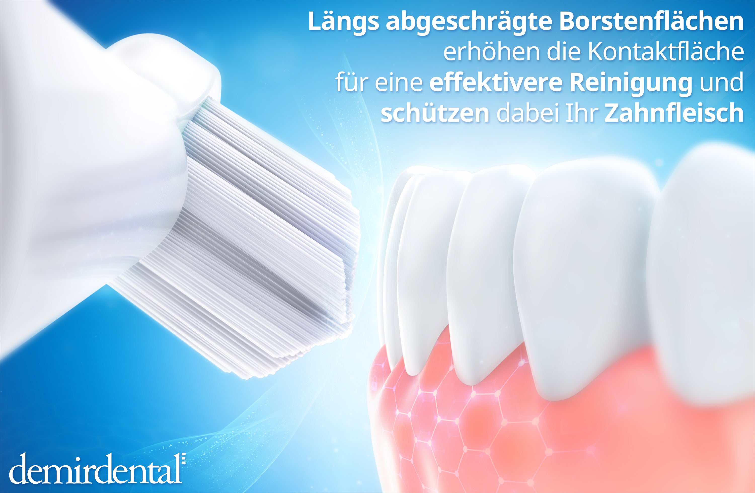 Extra Clean | Harte Aufsteckbürsten für Philips Sonicare | Weiß