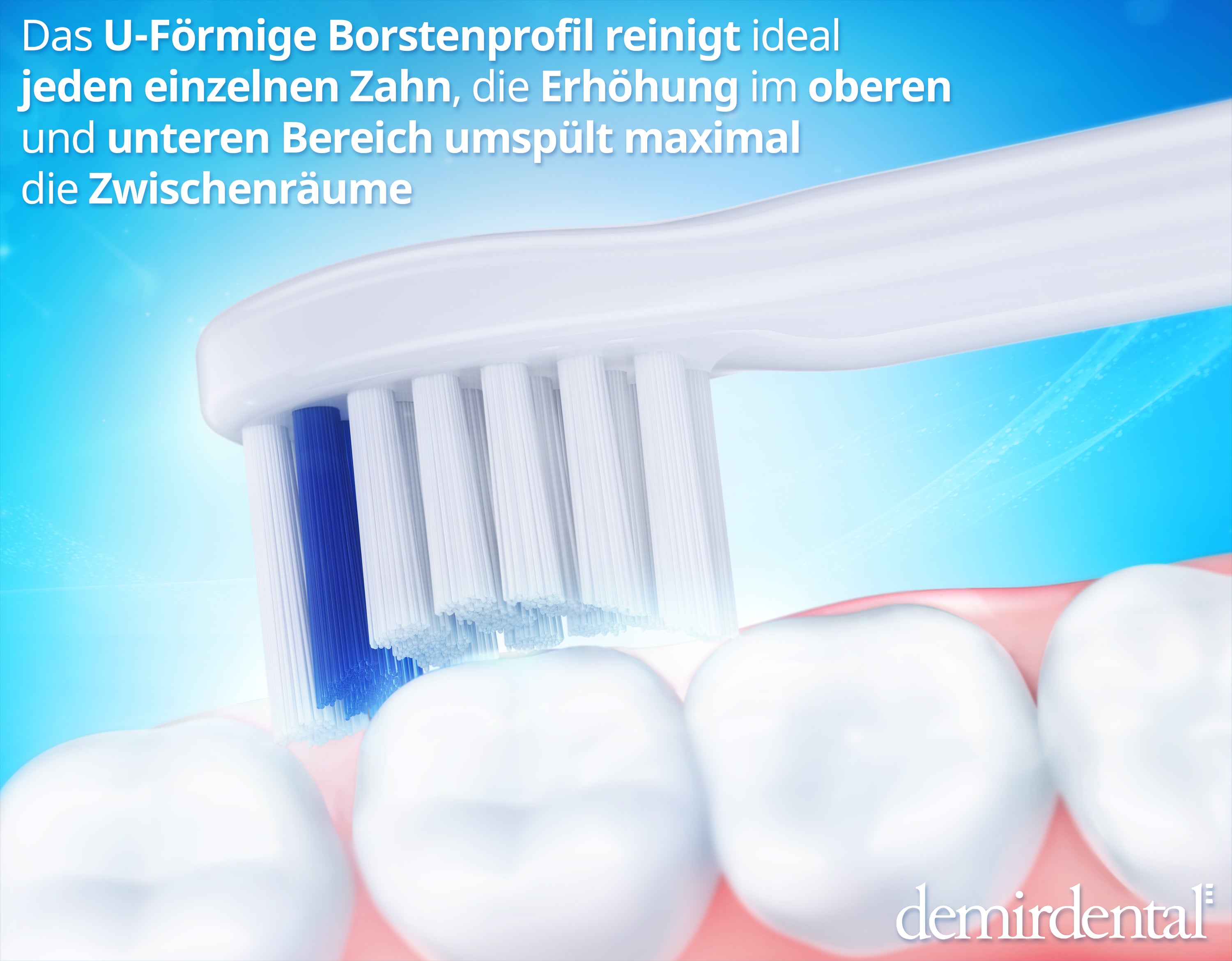 Harte Mini Aufsteckbürsten mit Aktivkohle für Philips Sonicare | Weiß