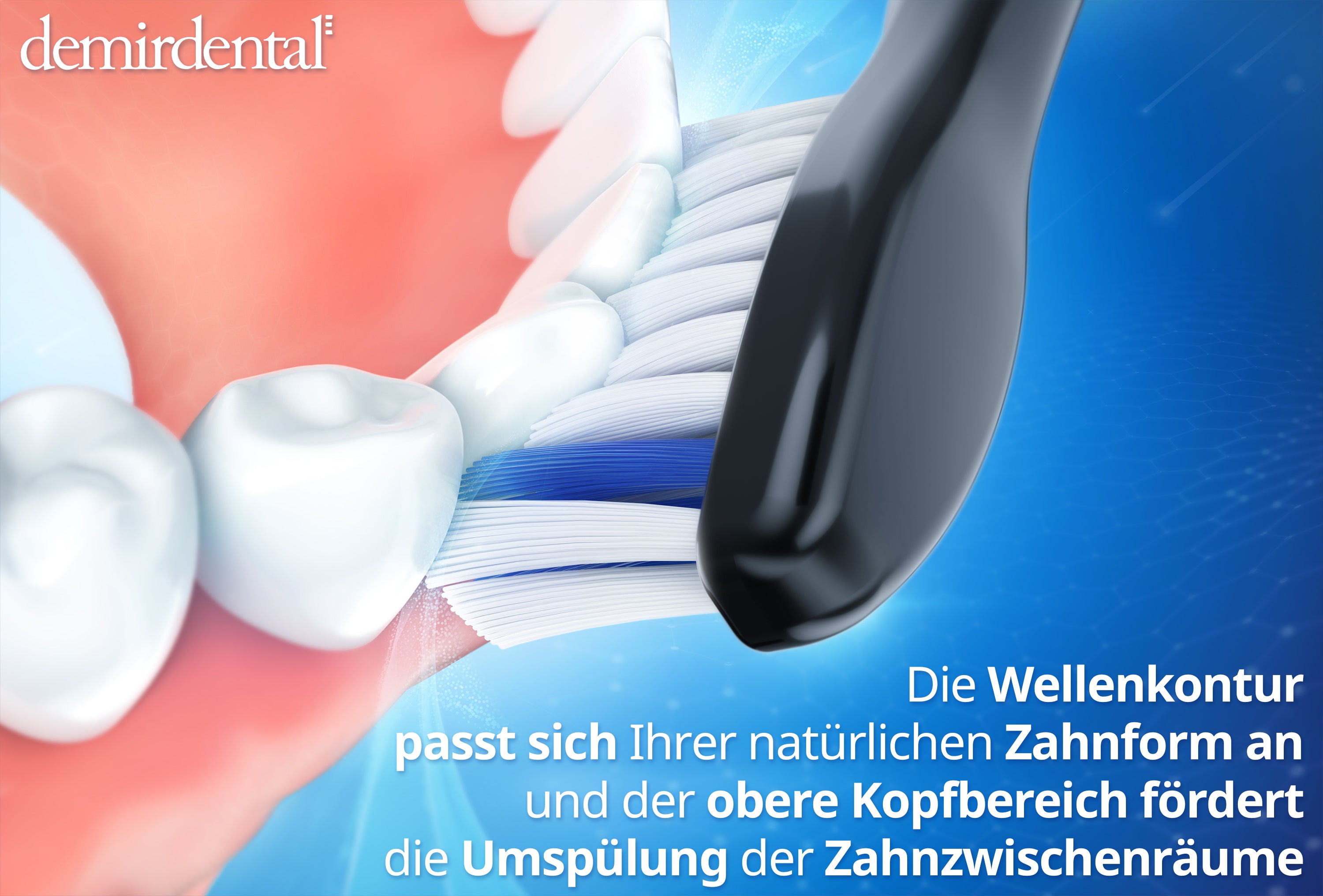 Extra Clean | Harte Aufsteckbürsten für Philips Sonicare | Schwarz