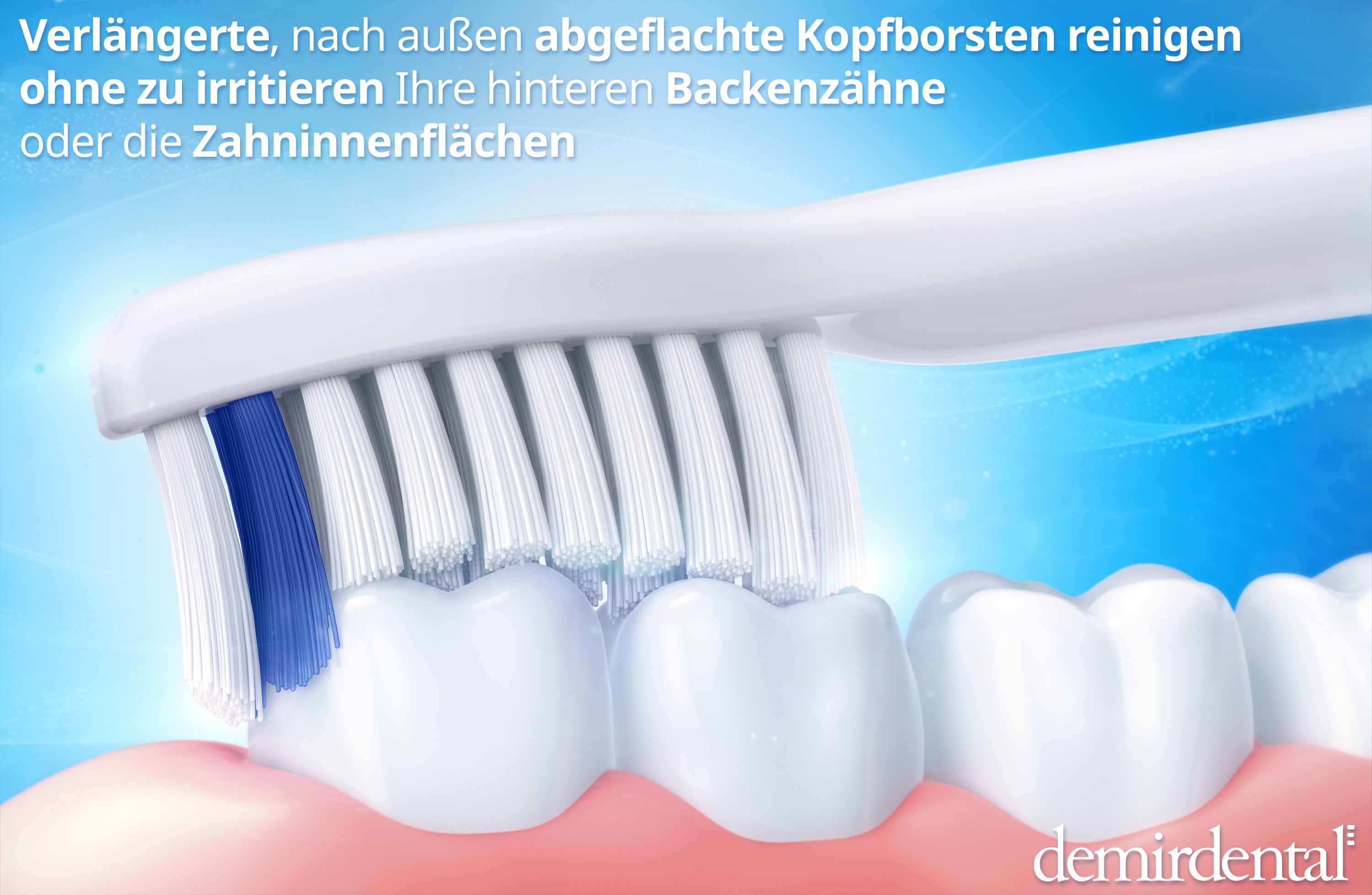 Extra Clean | Harte Aufsteckbürsten für Philips Sonicare | Weiß