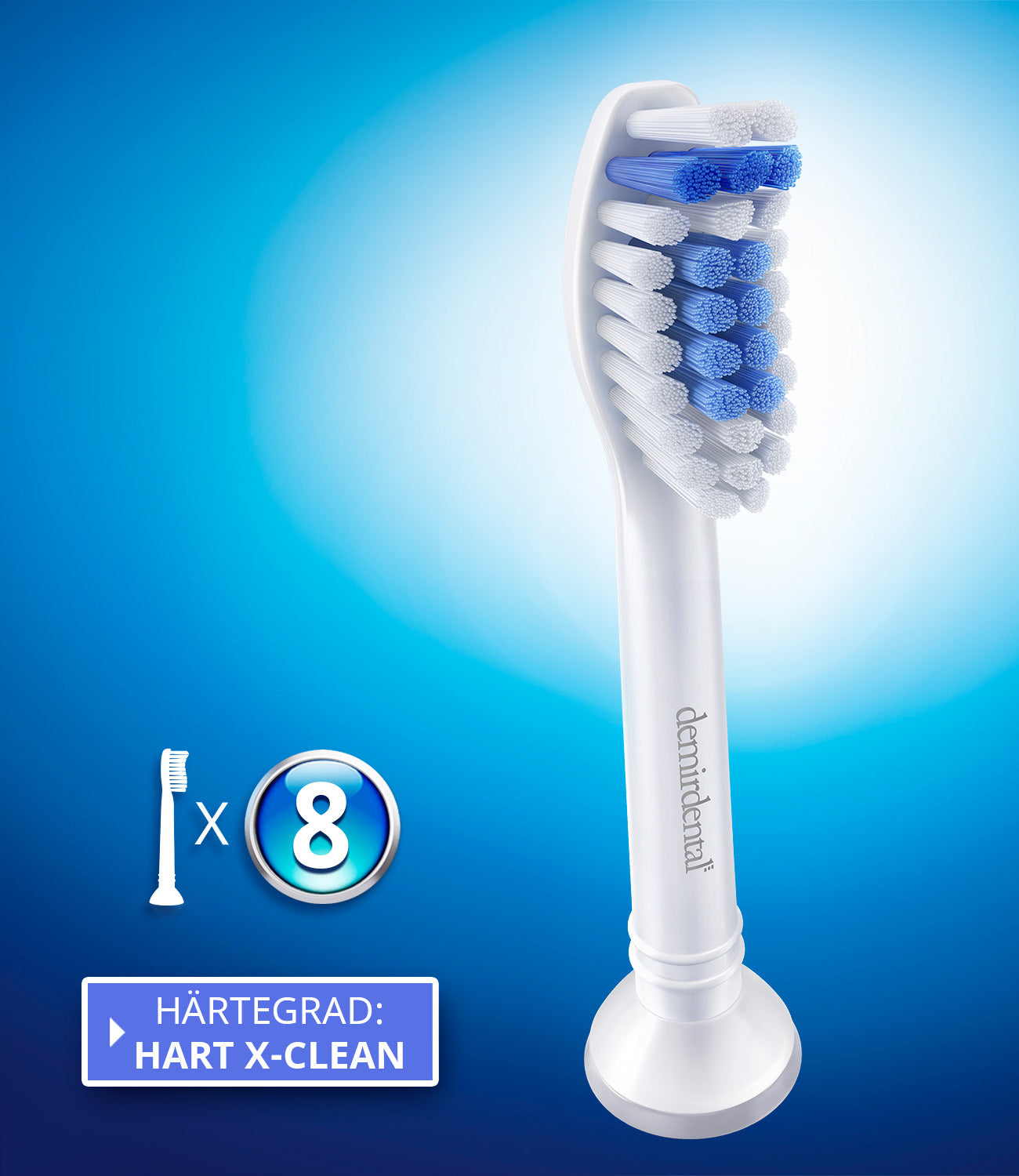 Extra Clean | Harte Aufsteckbürsten für Philips Sonicare | Weiß