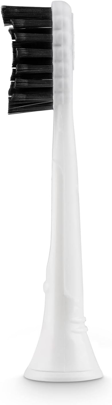 Medium Maxi Aufsteckbürsten mit Aktivkohle für Philips Sonicare | Weiß, 4 Stück | Einführungspreis