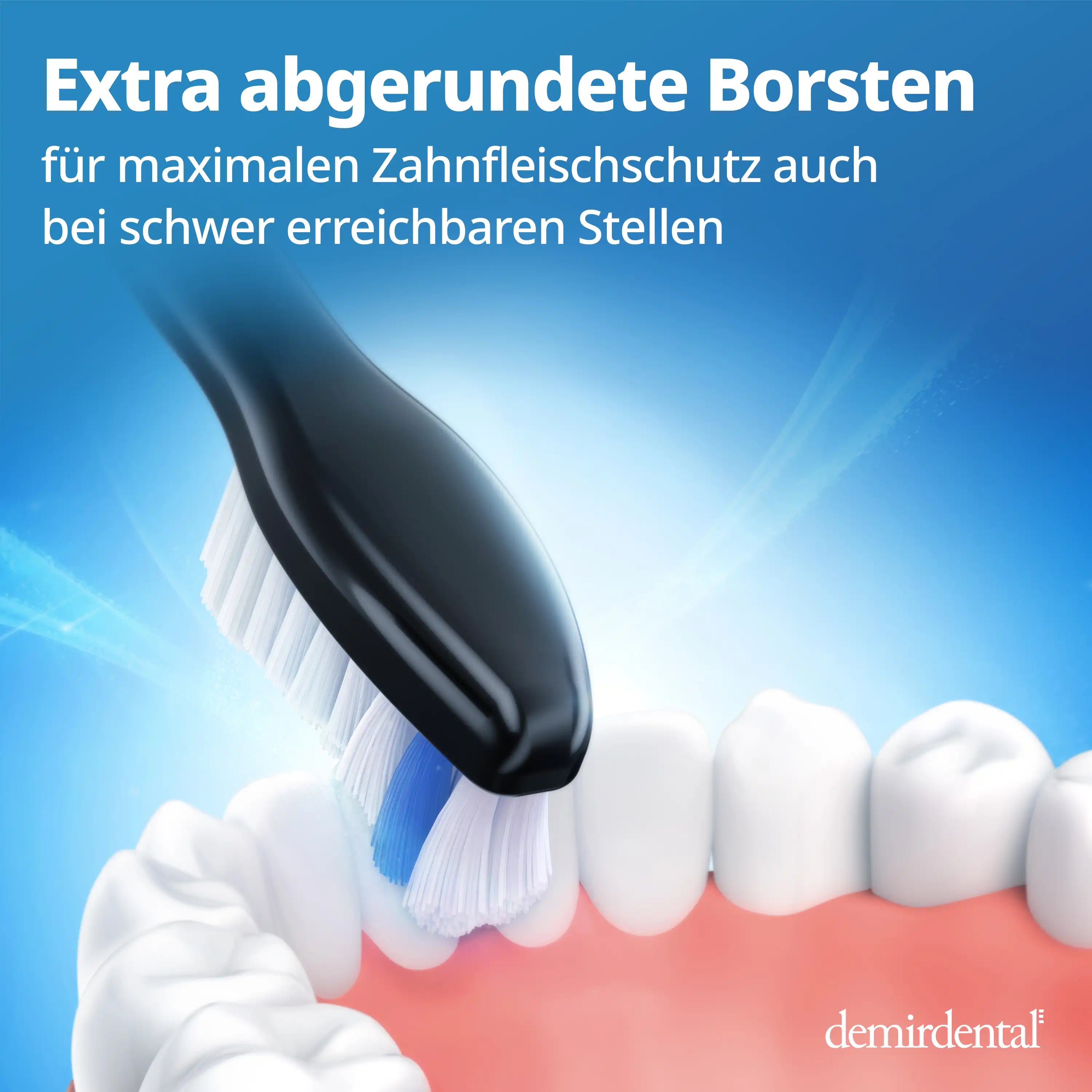 Sensitive Aufsteckbürsten für Philips Sonicare | Schwarz