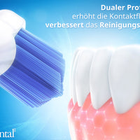 Medium Aufsteckbürsten für Philips Sonicare Proresults | Weiß | HX6018 | 8er Paket