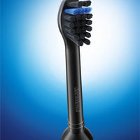 Harte Mini Aufsteckbürsten mit Aktivkohle für Philips Sonicare | Schwarz | HX4084b | 4er Paket